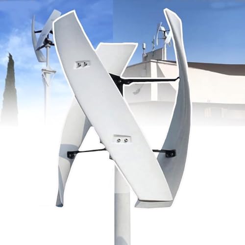 Vertical Axis Wind Turbine Generator Kit, 20000W Low Noise Wind Power System for Home/RV, Efficient Windmill Generator with Controller (220V) - Eco-Friendly Energy Solution