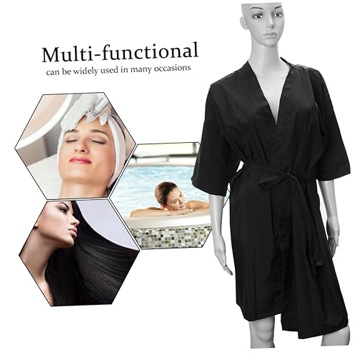 CALLARON Roupão De Hóspedes Quimono Para Homens Bata De Spa Macacão Masculino Para Trabalho Vestido