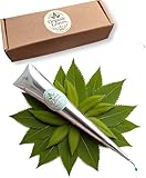 Organic Leaves - Natural Henna Hair Dye Cone – 30g Single Pack | Ready-to-Use, Long-Lasting Reddish Brown Color – Cruelty Free