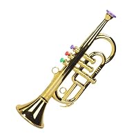 Trompeta Para Niños Pequeños 32cm Trompeta De Juguete Para Niños - Instrumento Musical Simulado De ABS, Ideal Para Primeros Pasos En La Música Y Juego Creativo Trompeta Infantil Trompeta Para Niños Pequeños 32cm Trompeta De Juguete Para Niños - Instrumento Musical Simulado De ABS, Ideal Para Primeros Pasos En La Música Y Juego Creativo Trompeta Infantil