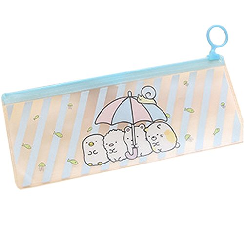 Preisvergleich Produktbild Cosanter Transparent Federmäppchen Niedlich Schüleretui Mäppchen Stiftemappe Bleistift Tasche Kosmetik Tasche