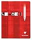Clairefontaine 3785C - Zeichenheft / Kladde 17x22 cm, 16 Blatt 125g, kariert 10x10, Rot, 1 Stück