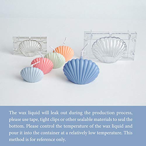FANKUTOYS 3D-Kerzenform zum Selbermachen, Kerzengießformen, Perlenschale, Modellierformen für Paraffinwachs und… – Bild 5