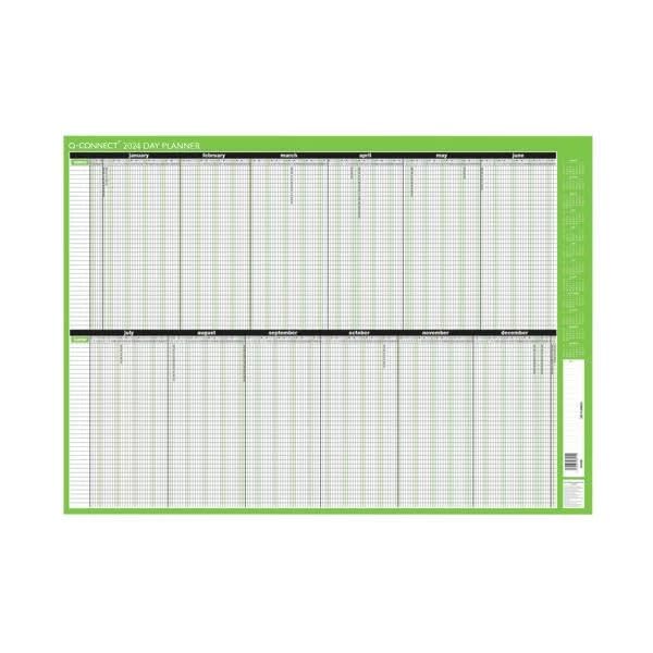 Q-Connect Day Planner Mounted 2024 KFDPM24 + Free finchley pen (5)
