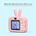 Nachukan 20MP Kids Digital Camera - Child Selfie Camera Toy in Rabbiit Shape, Perfect Toddler Camera for Christmas & Birthday Gifts(Pink)