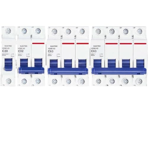 Mini disjoncteur 80A HDBE-4P pour une coupure nette du courant nominal