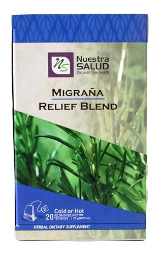 Migraine Tea - Herbal Blend Tea - (20 tea bags)