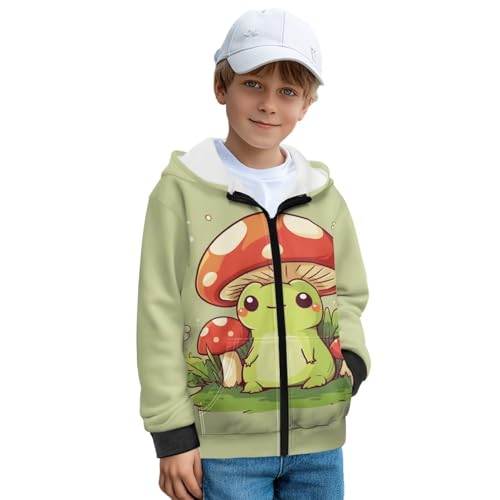 Zip Up Hoodies for Boys Girls Athletic Jackets Long Sleeve Zipper Sweatshirts with Pocket Activewear3