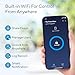 ULTRALOQ Latch 5 Smart Lock, Built- in WiFi 6 Fingerprint Door Handle Lock, Biometric Keyless Entry Door Lever with App, Digital Touchscreen Keypad, Smart Locks for Front Door, App Remote Control