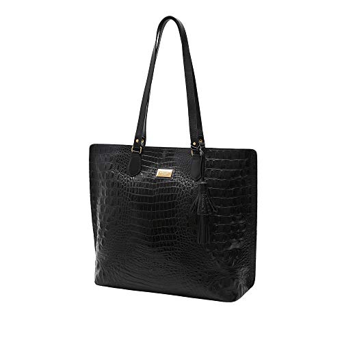 Bolsa Feminina Couro Legítimo Shopping Bag Mariart (Preto)