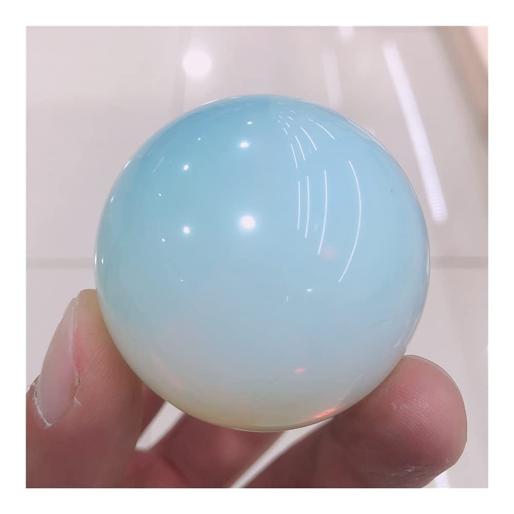 Naturalne kryształy Kwarc Opalite Kula Kryształowa kula Kamienie Pokój Domowe akwarium Akcesoria do dekoracji Piękne ozdoby Natural l (2 szt. Około 4 cm)