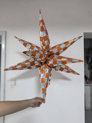 Image of Orange Gingham Balloons Check Balloons Disco Ball Balloons Showgirl Life Party Decorations Emo Gingham Birthday Party Decorations for Beach Music Themed Party Decor Taylloo Baby Shower Supplies