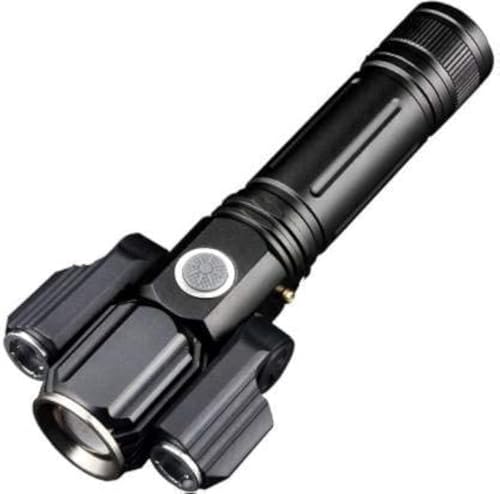 Care 4 Strong Light Flashlight Multi Function Rechargeable LED Flashlight (Multicolor), 1000 lumens,Pack of 1