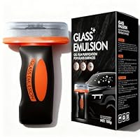 Windschutzscheiben Reiniger, 2 PCS Hand-Held Glass Emulsion Cleaner, ölfilmentferner für Autoglas, Glass Emulsion, Oil Film Cleaning Brush, Glasss Guard für Autofenster und Rückspiegel