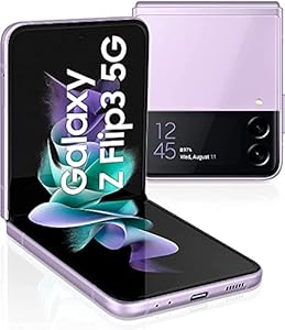 Samsung Galaxy Z Flip3 5G Smartphone Sim Free Android Folding phone 256GB Lavender (UK Version)