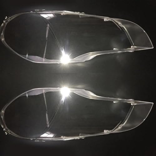 Capots phares voiture pour BMW X5 E70 2007-2013 en verre transparent pour optiques avant