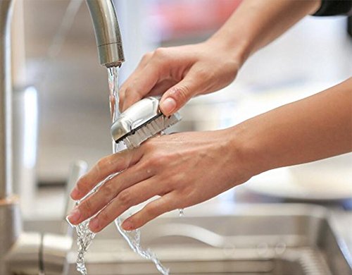 Edelstahlseife Amacoam Reinigungsbürste 2 in 1 zur Geruchsreinigung