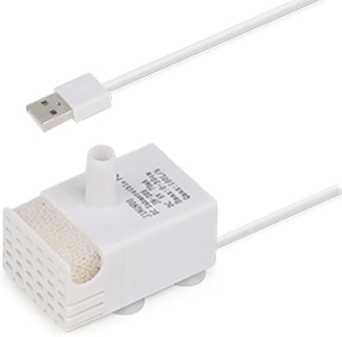 Kastty Bomba de repuesto para fuentes de cerámica para perros, fuentes de agua para gatos, bomba de agua súper silenciosa para fuente de mascotas