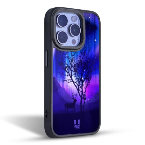 Coque iPhone 15 antichoc Head Case Designs Bosquet Forestier Aurore Boréale - 2