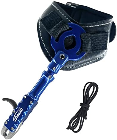 xxiaojun Adjustable Wristband Release, Index Finger Release, Composite Bow, 360 Degree rotatable Jaws, Automatic Closure, Bow and Arrow Archery Accessories, Archery Release Aids xxiaojun Adjustable Wristband Release, Index Finger Release, Composite Bow, 360 Degree rotatable Jaws, Automatic Closure, Bow and Arrow Archery Accessories, Archery Release Aids