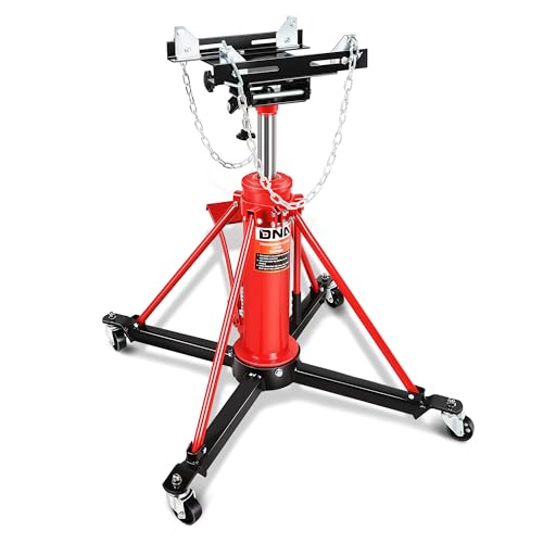 Image of DNA Motoring Hydraulic Transmission Jack - 1 Ton 2204 lbs Capacity High Lift Telescoping Floor Jack Stand,33.2 inch-69.6 inch Lifting Range,TOOLS-00319