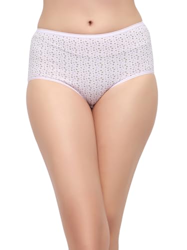 Image of Clovia Women's Pack of 3 Cotton High Waist Outer Elastic Hipster Panty