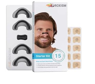 Magnetic Nasal Strips for Breathing | Anti Snoring Nose Clip | Skin Safe Sleep Nasal Strips | Nasal Dilators For Breathing | Instant Releif From Snoring | Snore Stopper | Anti Snoring Nose Clip | Anti Snoring Devices For Men | Count (PACK OF 15) - Amazon product rated Grade A