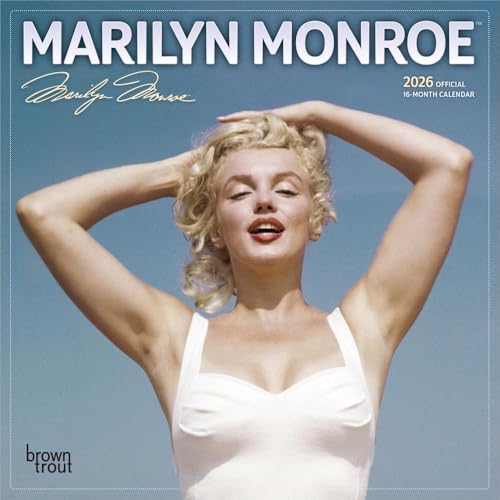マリリン・モンロー 2026年 ミニカレンダー / ブラウントラウト 輸入版 壁掛け 17.8 x 35.6 cm (Marilyn Monroe Calendar)のサムネイル