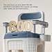 GFRSWEQY Bedside Commode Toilet Drop Proof Odour Resistant Portable Potty Chair Commode Toilet for Elderly Bedroom