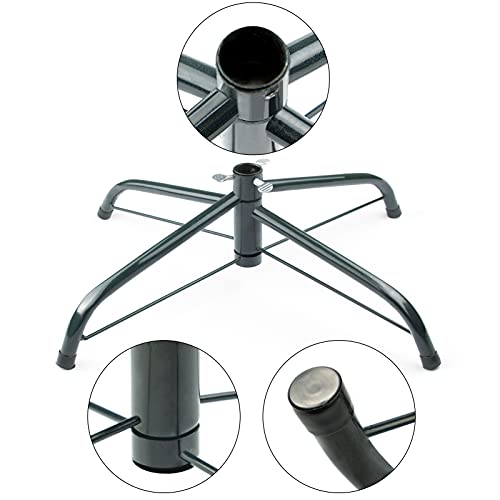 MNKXL Christmas Tree Stand for 4 to 6ft Christmas Trees,fits 1 inch Pole,Folding Christmas Tree Stand - Thumbnail 3