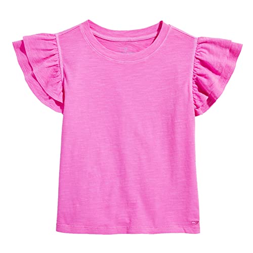 Image of vineyard vines Girls' Flutter Sleeve Surftee