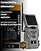 SPYPOINT Flex-S-Dark Solar Cellular Trail Camera – Built-in Solar Panel, 40MP Photos, 1080p Videos + Sound, No-Glow Game Camera, Night Vision, Motion Activated Trail Cam