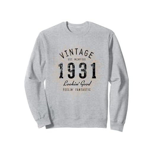 Vintage cumpleaños nacido en 1931 Sudadera