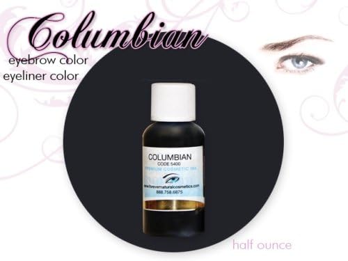 Forever Natural Permanent Makeup Cosmetics Pigment Ink Eye Eyeliner Eyebrows Dark Brown/Black - Columbian