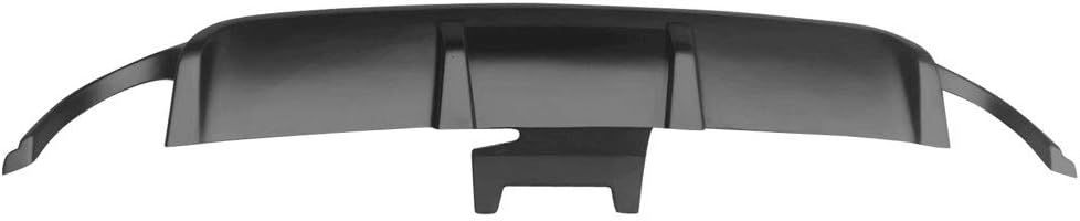 FREEMOTOR802 Compatible with 2013-2014 Ford Mustang V6 & GT Rear Bumper Diffuser, Unpainted Black PP Spoiler