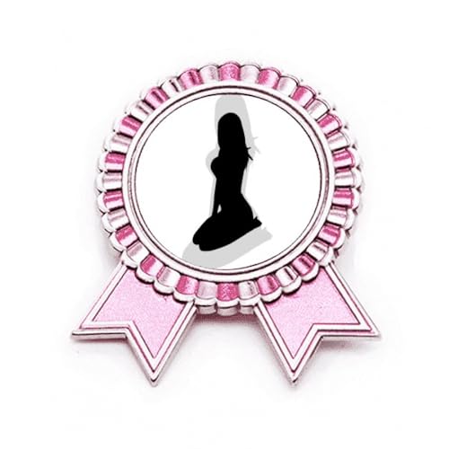 Broche pour femme Rose M en métal motif agenouillé bijou de veste tendance