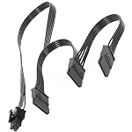 lilila-ree – SATA Stromverteiler Kabel für Corsair Netzteile, 6Pin auf3x1