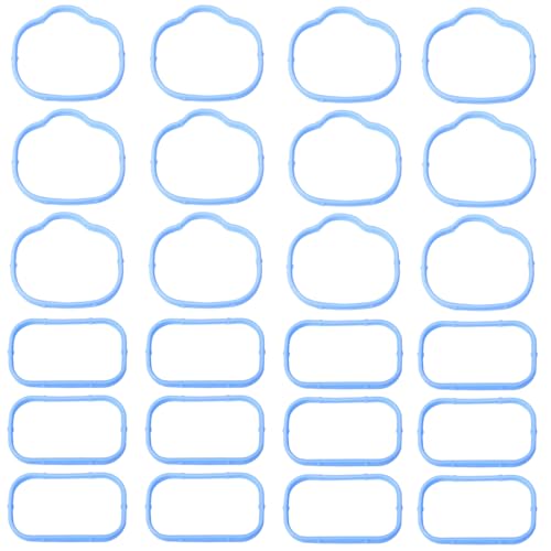 BEONEO MS97204 Intake Manifold Gasket Lower &Upper Gasket Plenum Set For Chrysler 200 300 Dodge Avenger Challenger Charger Caravan Grand Cherokee Durango Ram 1500 Ram JEEP Wrangler 3.6L MS97205(24PCS)