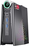 ACEMAGICIAN Mini Gaming PC，AMD Ryzen 7 5700U Mini PC 32GB DDR4 1TB SSD, Mini Gaming Computers Micro Desktop PC Support RGB Lights/4K Triple Display/WiFi6/BT5.2/3 Adjustable Mode PC
