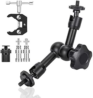UTEBIT 7 inch Articulating Friction Arm with Large Super Crab Clamp and Hot