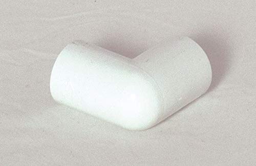 Solvent Weld 21.5mm 90 Degree Overflow Pipe Bend - Pack of 2