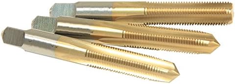 46084 Type 26-UBN Straight Flute Taper, Plug, & Bottom Bit Set, 10-24"