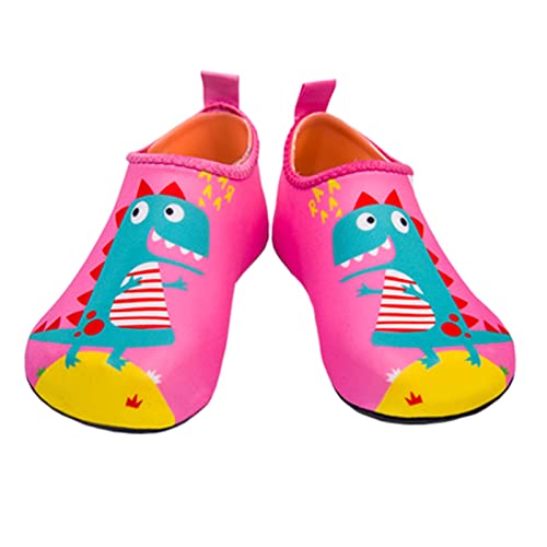 Bathing Suit Children Waterproof Swimming Shoes Light and Breathable Diving Hot Spring Shoes (Pink, 2-2.5 Years Toddler)2