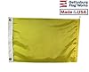 Set of 6 Blank FM Yellow Nylon Flags - Size 2x3' - Proudly Made in the USA #1