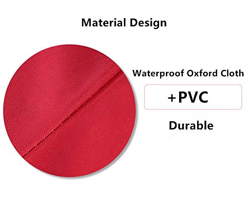Tree Storage Bag, Large Heavy Duty Storage Container, Outdoor Umbrella Storage Bag, 30" Height X 15" Wide X 65" Long With Carry Handles Stores A 9-Foot Disassembled Artificial Xmas Holiday Tree(Red) #TOP4