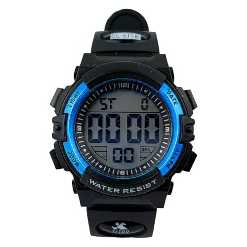 Juboos Digitaal horloge stopwatchalarm voor heren, ideaal voor hardlopen en