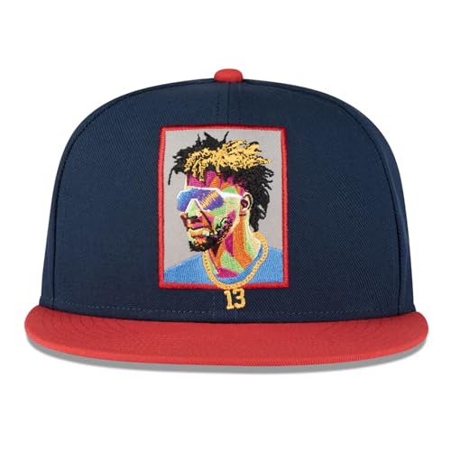 Gorra ajustada Framed Ronald Acuna Jr azul marino 6 7/8 miniatura 1