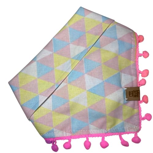 Bandana Pet Dupla Face com Botão de Pressão - Estampa Vingadores Baby (M)