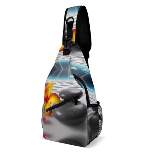 Mochila tipo bandolera Tropical Flower unisex