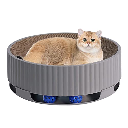 gato para gatos interior | Brinquedo arranhador gato em forma redonda | Brinquedo arranhador para ga